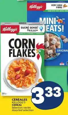 Marché Bonichoix KELLOGG'S CEREAL offer