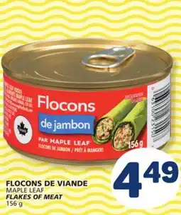 Marché Bonichoix MAPLE LEAF FLAKES OF MEAT offer