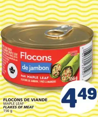 Marché Bonichoix MAPLE LEAF FLAKES OF MEAT offer