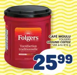 Marché Bonichoix FOLGERS GROUND COFFEE offer