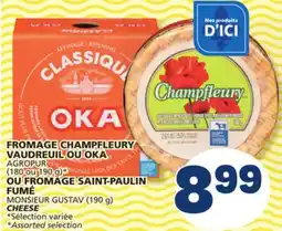 Marché Bonichoix AGROPUR (180 or 190 g)* or MONSIEUR GUSTAV (190 g) CHEESE offer