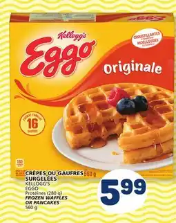 Marché Bonichoix KELLOGG'S EGGO FROZEN WAFFLES OR PANCAKES offer