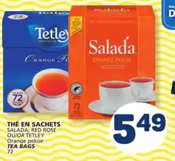 Marché Bonichoix SALADA, RED ROSE OR TETLEY TEA BAGS offer