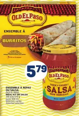 Marché Bonichoix OLD EL PASO MEAL KIT OR SALSA offer