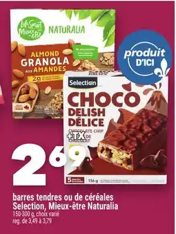 Marche Ami BARRES TENDRES OU DE CÉRÉALES SELECTION, MIEUX-ÊTRE NATURALIA offer