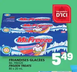 Marché Bonichoix Mr. FREEZE FROZEN TREATS offer