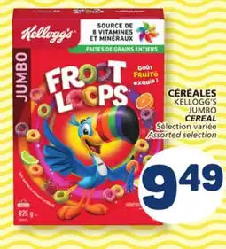 Marché Bonichoix KELLOGG'S JUMBO CEREAL offer