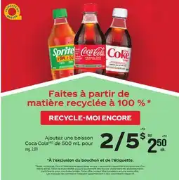 Marche Ami Boisson Coca-Cola offer