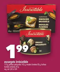 Marche Ami ESCARGOTS IRRÉSISTIBLE offer