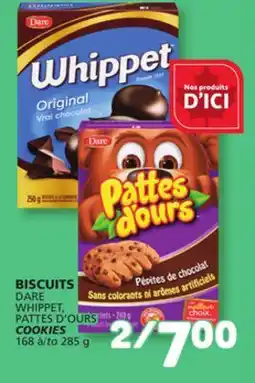 Marché Bonichoix DARE WHIPPET, PATTES D'OURS COOKIES offer