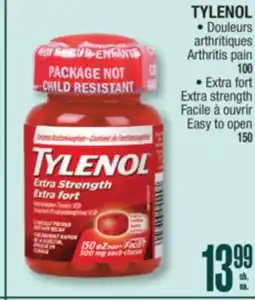 Jean Coutu TYLENOL Arthritis pain, Extra fort Extra strength offer