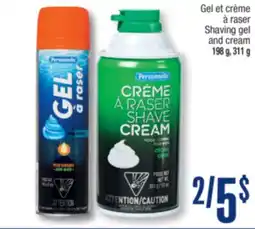 Jean Coutu PERSONNELLE Shaving gel and cream offer