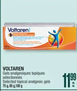 Jean Coutu VOLTAREN Selected topical analgesic gels offer
