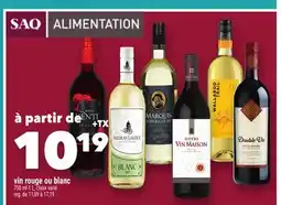 Marche Ami VIN ROUGE OU BLANC offer