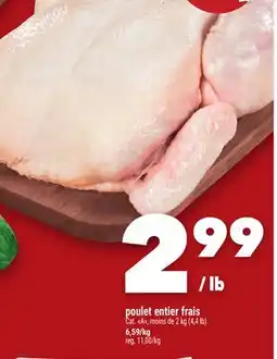 Marche Ami POULET ENTIER FRAIS offer