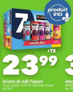 Marche Ami BOISSON DE MALT POPPERS offer
