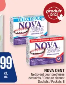 Jean Coutu NOVA DENT Denture cleaner offer