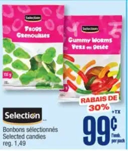 Jean Coutu SELECTION Selected candies offer