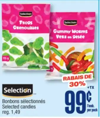 Jean Coutu SELECTION Selected candies offer