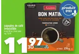 Marche Ami CAPSULES DE CAFÉ IRRÉSISTIBLE offer