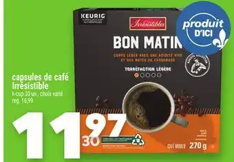 Marche Ami CAPSULES DE CAFÉ IRRÉSISTIBLE offer