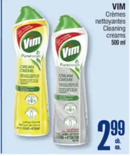 Jean Coutu VIM Cleaning creams offer