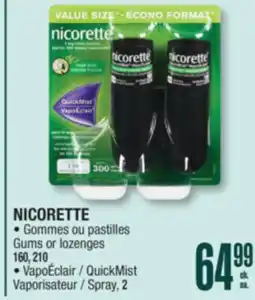 Jean Coutu NICORETTE offer