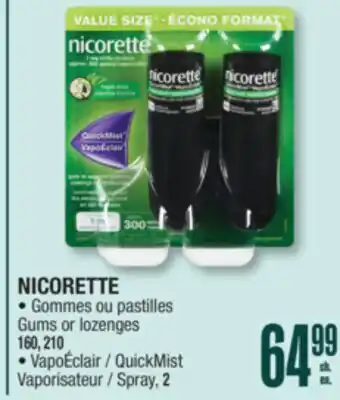 Jean Coutu NICORETTE offer
