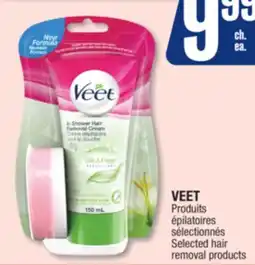 Jean Coutu VEET Selected hair removal products offer