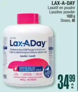 Jean Coutu LAX-A-DAY Laxative powder offer