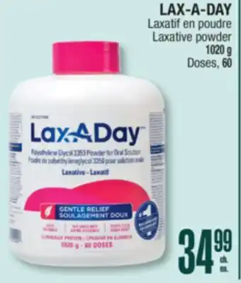 Jean Coutu LAX-A-DAY Laxative powder offer
