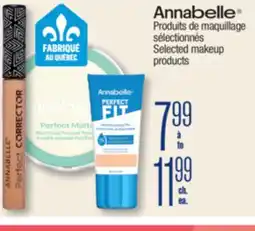 Jean Coutu ANNABELLE Selected makeup products offer