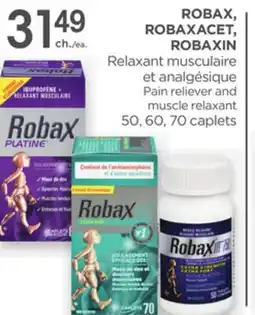 Proxim ROBAX, ROBAXACET, ROBAXIN Pain reliever and muscle relaxant offer