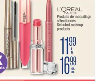 Jean Coutu L'ORÉAL PARIS Selected makeup products offer