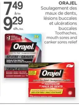 Proxim ORAJEL Toothaches, mouth sores and canker sores relief offer