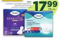 Proxim TENA Selected protective underwear or pads offer