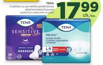 Proxim TENA Selected protective underwear or pads offer