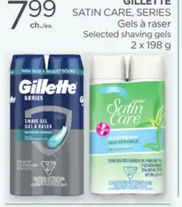 Proxim GILLETTE Selected shaving gels offer