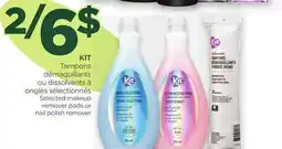 Proxim KIT Selected makeup remover pads or nail polish remover offer