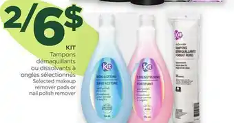 Proxim KIT Selected makeup remover pads or nail polish remover offer