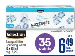 Jean Coutu SELECTION Sparkling water offer
