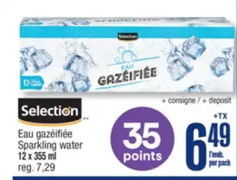 Jean Coutu SELECTION Sparkling water offer