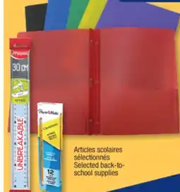 Jean Coutu Selected back-to- school supplies offer