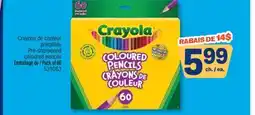 Jean Coutu CRAYOLA Pre-sharpened coloured pencils offer