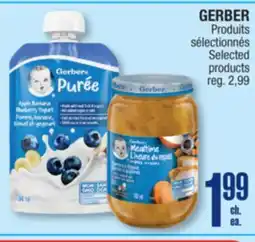 Jean Coutu GERBER Selected products offer