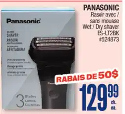 Jean Coutu PANASONIC Wet / Dry shaver ES-LT2BK offer