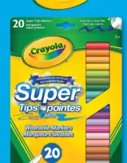 Jean Coutu Crayola Super Pointers Washable Markers offer