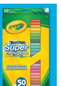 Jean Coutu CRAYOLA Super pointes Washable markers offer
