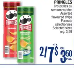 Jean Coutu PRINGLES Assorted flavoured chips,Selected sizes offer