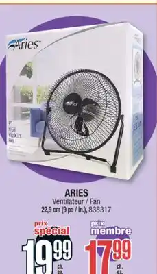 Jean Coutu ARIES Fan offer